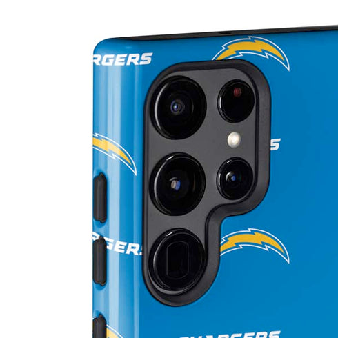 NFL Los Angeles Chargers Blitz Series Galaxy S22 Ultra Pro Case
