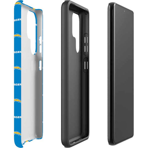 NFL Los Angeles Chargers Blitz Series Galaxy S22 Ultra Pro Case