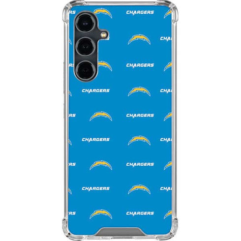 NFL Los Angeles Chargers Blitz Series Galaxy S23 FE Clear Case