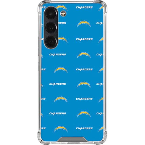 NFL Los Angeles Chargers Blitz Series Galaxy S23 Plus Clear Case