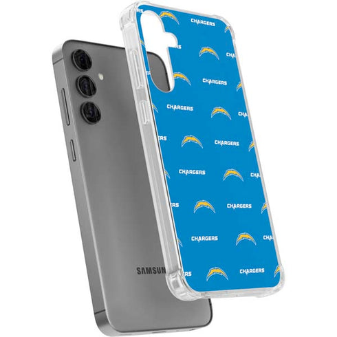 NFL Los Angeles Chargers Blitz Series Galaxy S24 Plus Clear Case