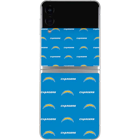 NFL Los Angeles Chargers Blitz Series Galaxy Z Flip3 5G Skin
