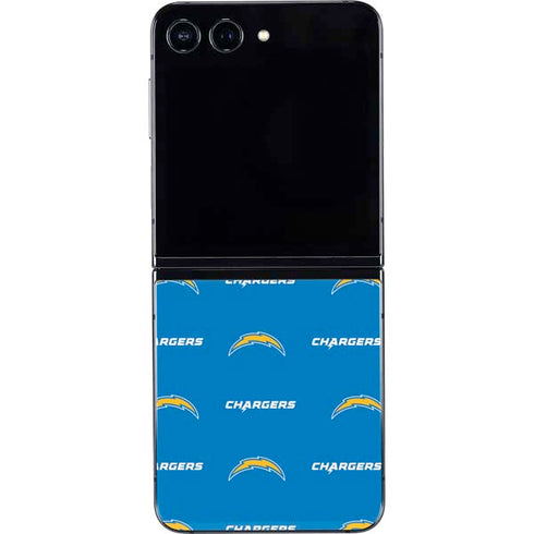 NFL Los Angeles Chargers Blitz Series Galaxy Z Flip5 5G Skin