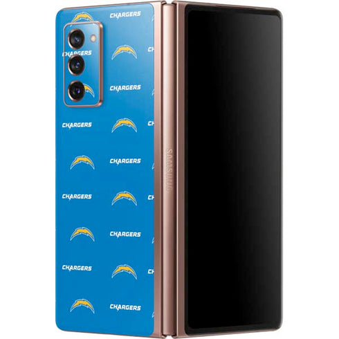 NFL Los Angeles Chargers Blitz Series Galaxy Z Fold2 5G Skin