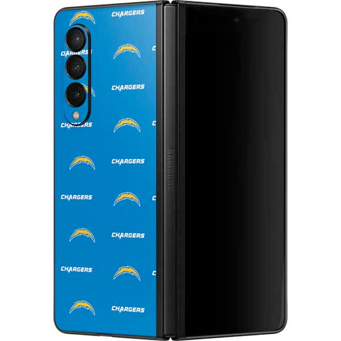 NFL Los Angeles Chargers Blitz Series Galaxy Z Fold3 5G Skin