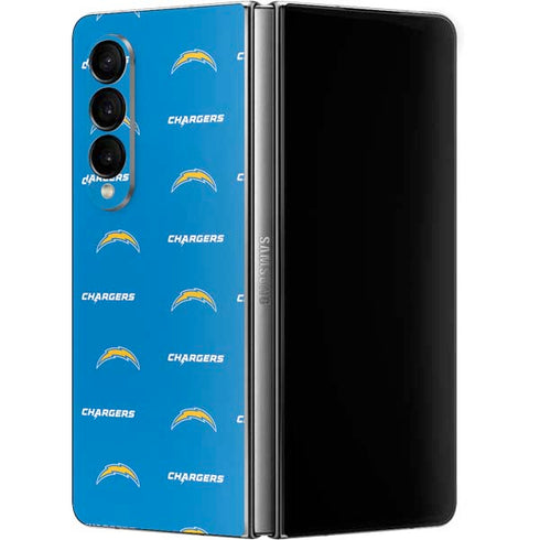 NFL Los Angeles Chargers Blitz Series Galaxy Z Fold4 5G Skin