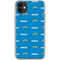 NFL Los Angeles Chargers Blitz Series iPhone 11 Clear Case