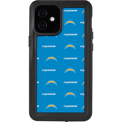NFL Los Angeles Chargers Blitz Series iPhone 12 Mini Waterproof Case