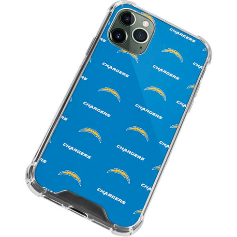 NFL Los Angeles Chargers Blitz Series iPhone 12 Pro Max Clear Case