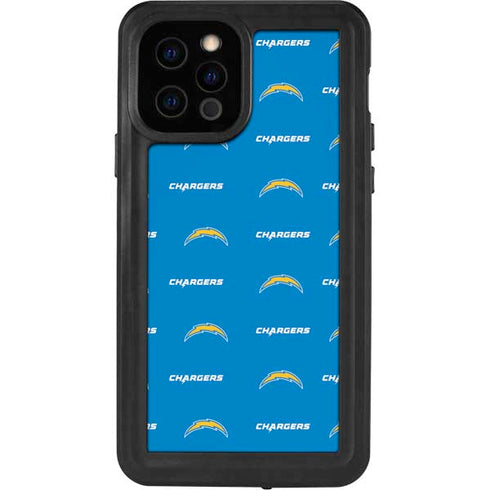 NFL Los Angeles Chargers Blitz Series iPhone 12 Pro Waterproof Case