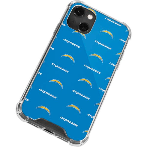 NFL Los Angeles Chargers Blitz Series iPhone 13 Mini Clear Case