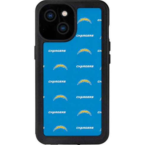 NFL Los Angeles Chargers Blitz Series iPhone 13 Mini Waterproof Case