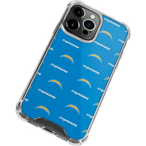 NFL Los Angeles Chargers Blitz Series iPhone 13 Pro Max Clear Case