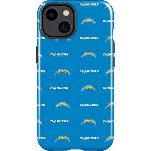 NFL Los Angeles Chargers Blitz Series iPhone 15 Plus Impact Case