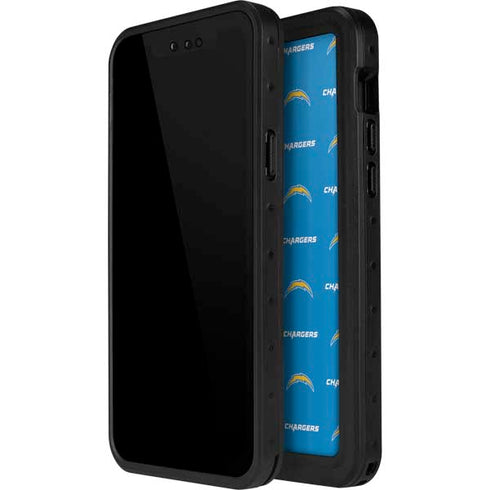 NFL Los Angeles Chargers Blitz Series iPhone 14 Pro Max Waterproof Case