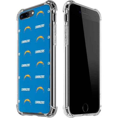 NFL Los Angeles Chargers Blitz Series iPhone 7/8 Plus Clear Case