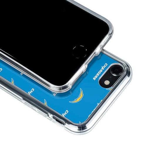 NFL Los Angeles Chargers Blitz Series iPhone SE (2nd & 3rd Gen) Clear Case