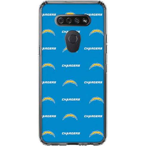 NFL Los Angeles Chargers Blitz Series LG K51/Q51 Clear Case