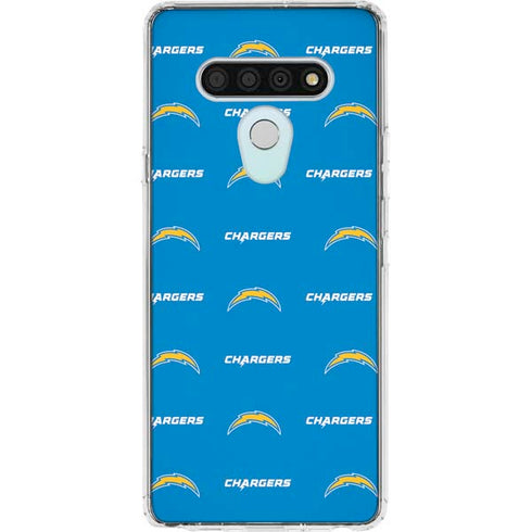 NFL Los Angeles Chargers Blitz Series LG Stylo 6 Clear Case