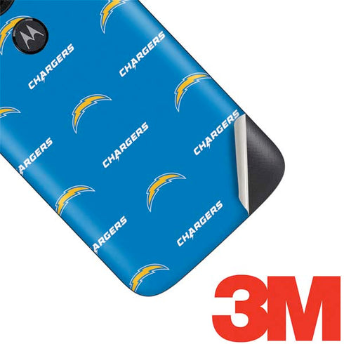 NFL Los Angeles Chargers Blitz Series Moto E5 Play Skin