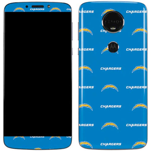 NFL Los Angeles Chargers Blitz Series Moto E5 Plus Skin