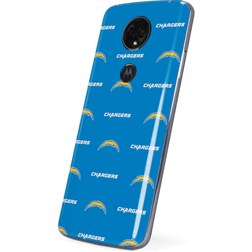 NFL Los Angeles Chargers Blitz Series Moto E5 Plus Skin