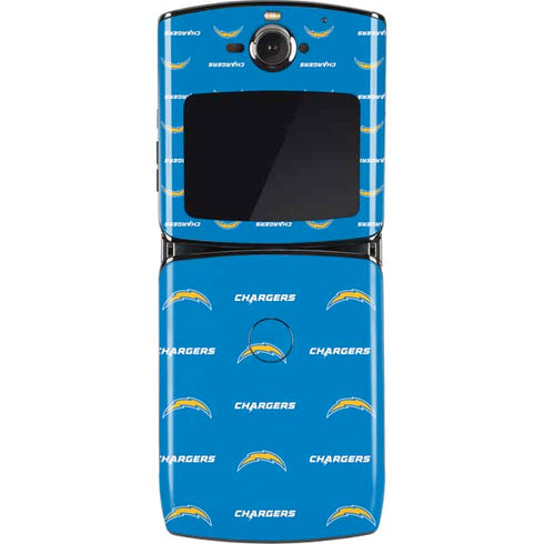 NFL Los Angeles Chargers Blitz Series Motorola RAZR Skin