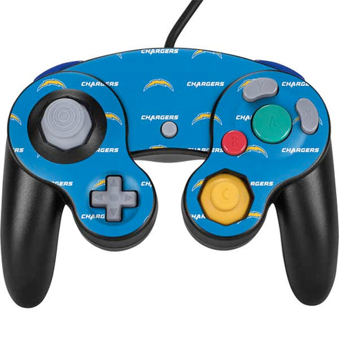 NFL Los Angeles Chargers Blitz Series Nintendo GameCube Controller Skin
