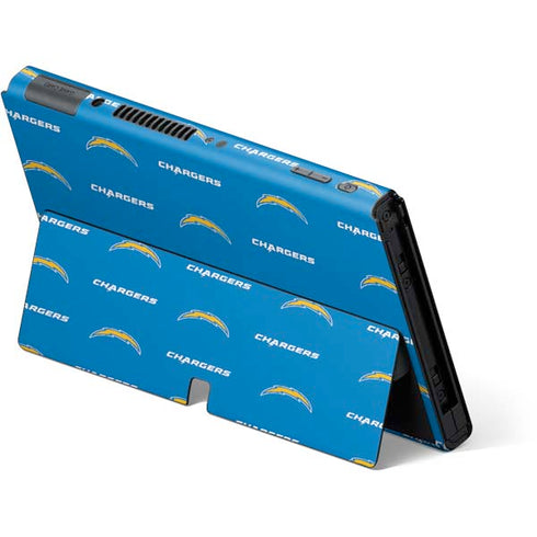 NFL Los Angeles Chargers Blitz Series Nintendo Switch OLED (2021) Skin