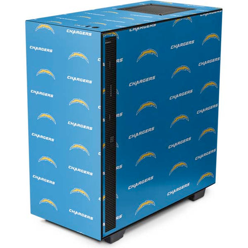 NFL Los Angeles Chargers Blitz Series NZXT H510 Compact ATX Mid-Tower Case Skin
