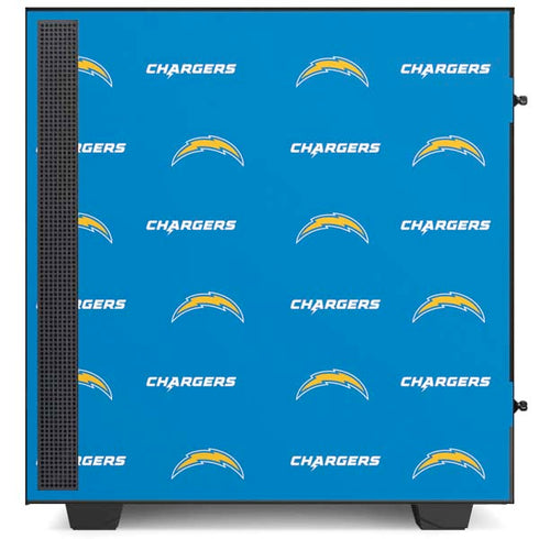 NFL Los Angeles Chargers Blitz Series NZXT H510 Compact ATX Mid-Tower Case Skin
