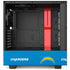 NFL Los Angeles Chargers Blitz Series NZXT H510 Compact ATX Mid-Tower Case Skin