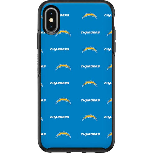 NFL Los Angeles Chargers Blitz Series Otterbox Symmetry iPhone Skin