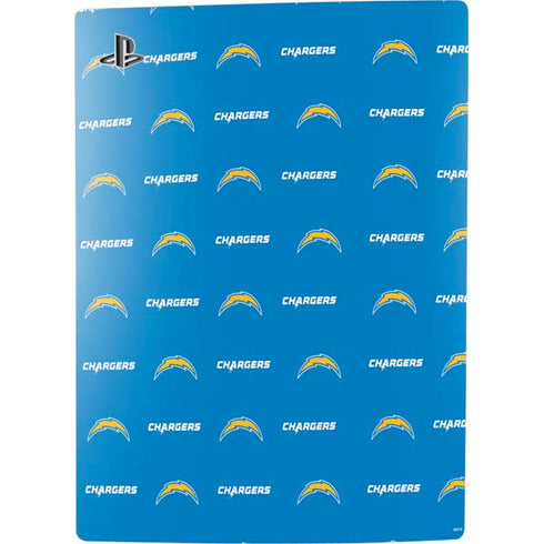 NFL Los Angeles Chargers Blitz Series PS5 Digital Edition Console Skin