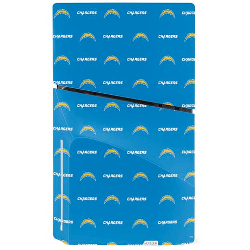 NFL Los Angeles Chargers Blitz Series PS5 Slim Disk Bundle Skin
