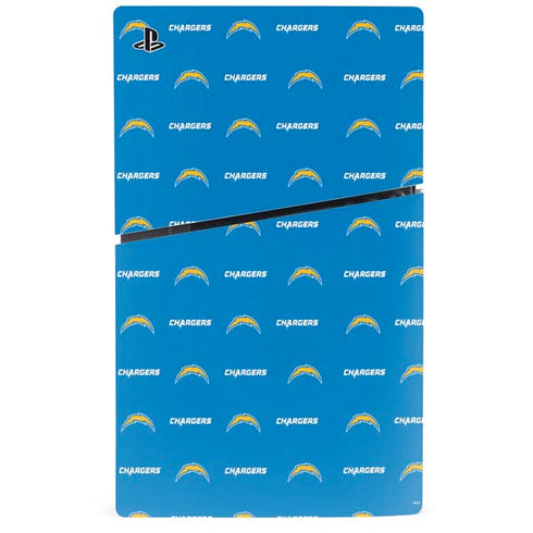 NFL Los Angeles Chargers Blitz Series PS5 Slim Digital Edition Bundle Skin