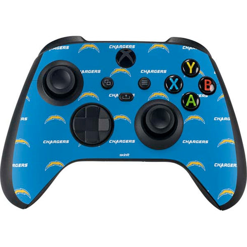 NFL Los Angeles Chargers Blitz Series Xbox Series X Controller Skin