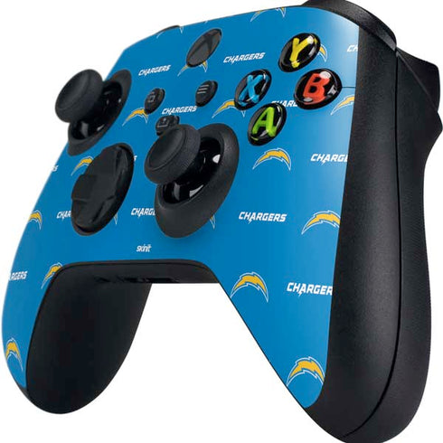 NFL Los Angeles Chargers Blitz Series Xbox Series X Controller Skin