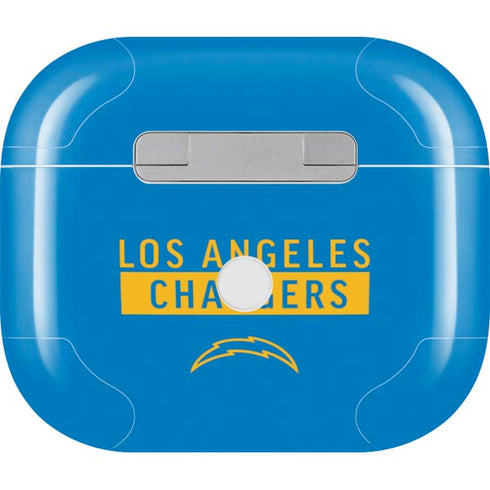 NFL Los Angeles Chargers Blue Performance Series Apple AirPods (3rd Gen 2021) Skin