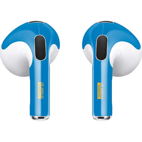 NFL Los Angeles Chargers Blue Performance Series Apple AirPods (3rd Gen 2021) Skin