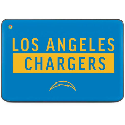 NFL Los Angeles Chargers Blue Performance Series HP Chromebook Skin