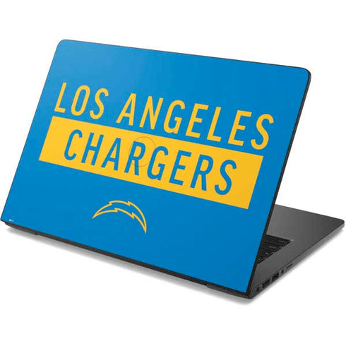 NFL Los Angeles Chargers Blue Performance Series Dell Chromebook Skin