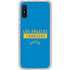 NFL Los Angeles Chargers Blue Performance Series Galaxy A10e Clear Case