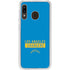 NFL Los Angeles Chargers Blue Performance Series Galaxy A20 Clear Case