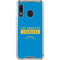 NFL Los Angeles Chargers Blue Performance Series Galaxy A30 Clear Case