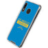 NFL Los Angeles Chargers Blue Performance Series Galaxy A30 Clear Case