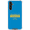 NFL Los Angeles Chargers Blue Performance Series Galaxy A54 5G Clear Case
