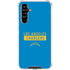 NFL Los Angeles Chargers Blue Performance Series Galaxy A54 5G Clear Case