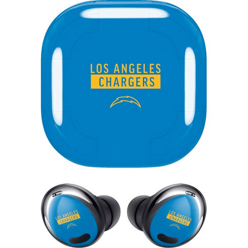 NFL Los Angeles Chargers Blue Performance Series Galaxy Buds Pro Skin