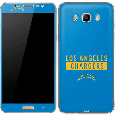 NFL Los Angeles Chargers Blue Performance Series Galaxy J7 Skin